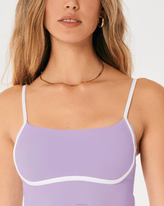 Hollister Kvinder gilly hicks aktiv energise tippet tank 2H8Z414 toppe lavendel