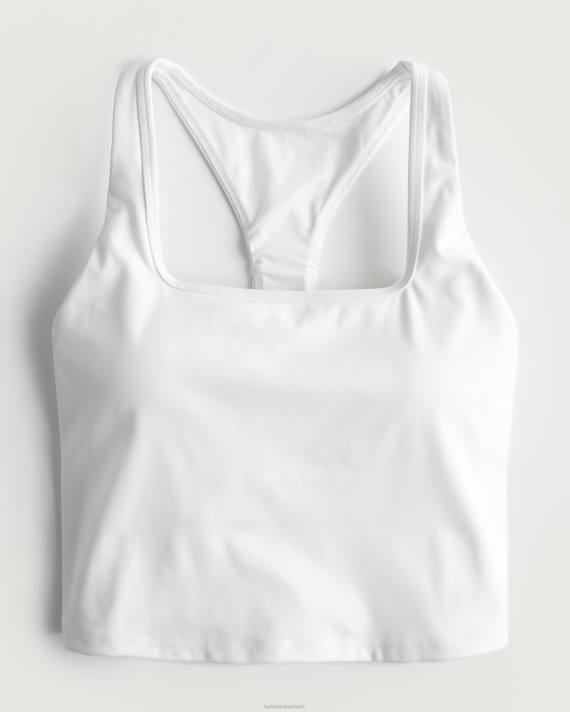 Hollister Kvinder gilly hicks aktiv energize firkantet-neck tank 2H8Z151 toppe hvid