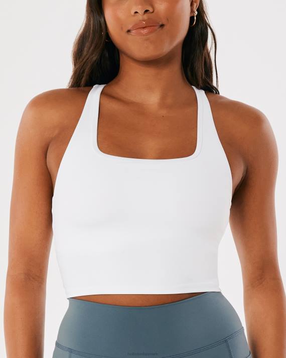 Hollister Kvinder gilly hicks aktiv energize firkantet-neck tank 2H8Z151 toppe hvid