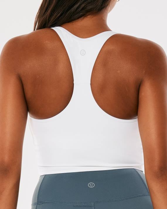 Hollister Kvinder gilly hicks aktiv energize firkantet-neck tank 2H8Z151 toppe hvid