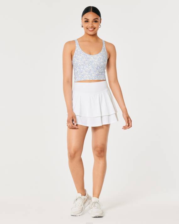 Hollister Kvinder gilly hicks aktiv genopladning dyktank 2H8Z300 toppe lyseblå blomster