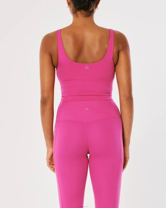 Hollister Kvinder gilly hicks aktiv genopladning dyktank 2H8Z86 toppe mørk pink