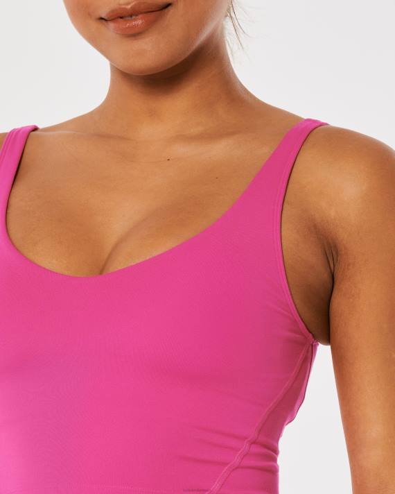 Hollister Kvinder gilly hicks aktiv genopladning dyktank 2H8Z86 toppe mørk pink