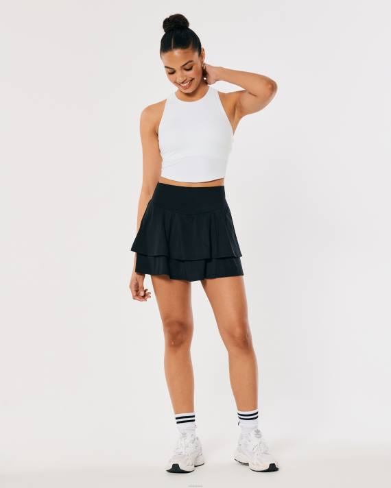 Hollister Kvinder gilly hicks aktiv genopladningstank med høj hals 2H8Z408 toppe hvid