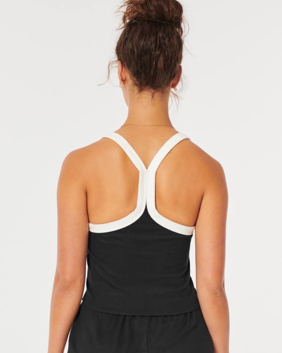 Hollister Kvinder gilly hicks hyggelig tank 2H8Z429 toppe sort