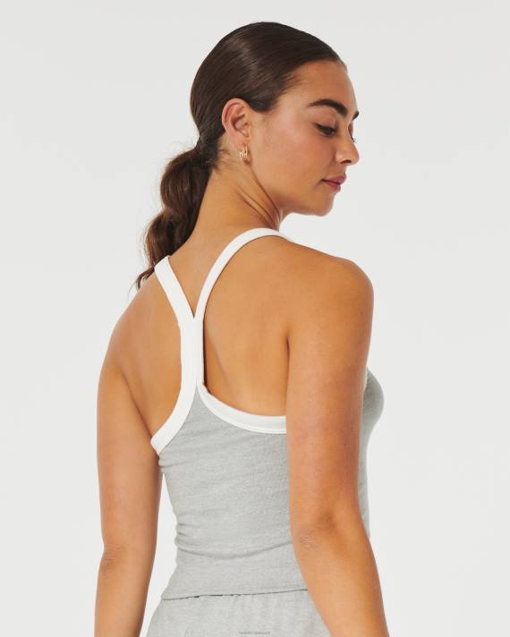 Hollister Kvinder gilly hicks hyggelig tank 2H8Z454 toppe lys gråmeleret
