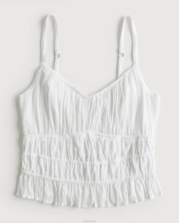 Hollister Kvinder kanaliseret tank 2H8Z241 toppe hvid
