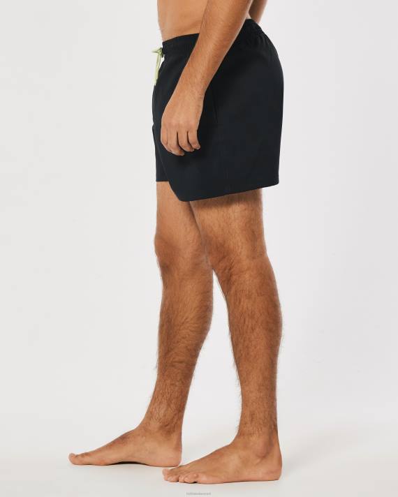 Hollister Mænd gilly hicks badebukser 5\'\' 2H8Z1401 bunde sort