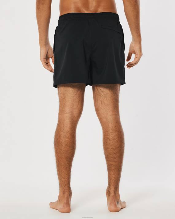 Hollister Mænd gilly hicks badebukser 5\'\' 2H8Z1401 bunde sort