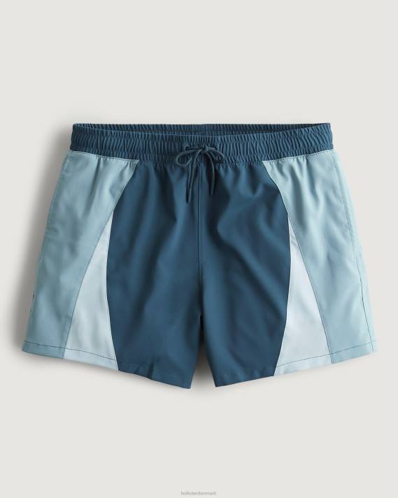 Hollister Mænd gilly hicks badebukser 5'' 2H8Z1402 bunde blå