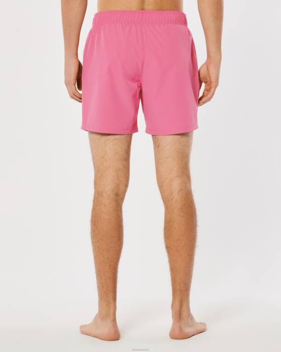 Hollister Mænd guard badebukser 5\'\' 2H8Z1110 bunde lyserød