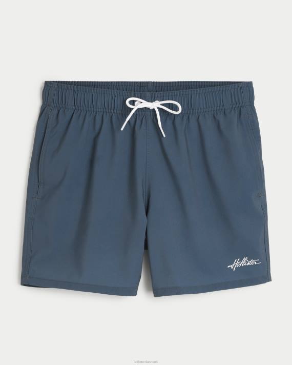 Hollister Mænd guard badebukser 5\'\' 2H8Z1115 bunde skifer