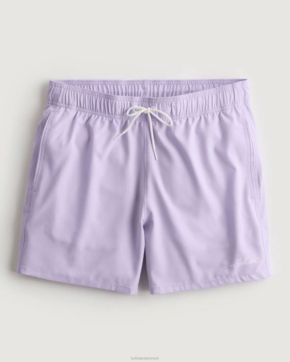 Hollister Mænd guard badebukser 5'' 2H8Z1118 bunde lilla