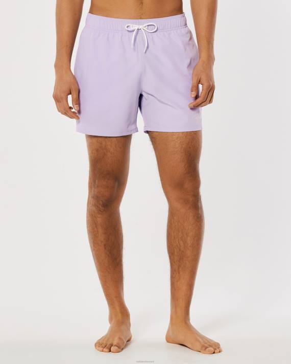 Hollister Mænd guard badebukser 5\'\' 2H8Z1118 bunde lilla