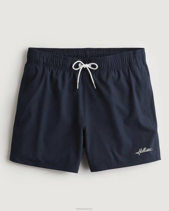Hollister Mænd guard badebukser 5'' 2H8Z1122 bunde flåde