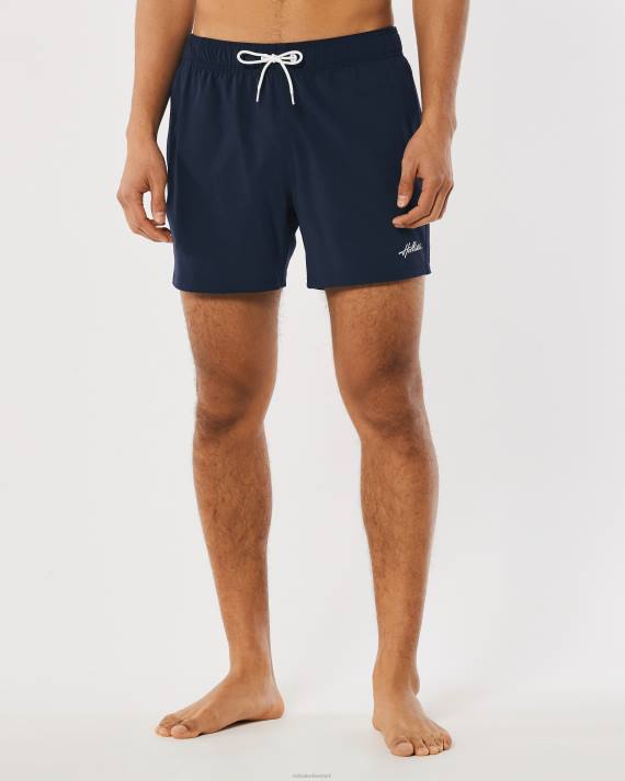 Hollister Mænd guard badebukser 5\'\' 2H8Z1122 bunde flåde