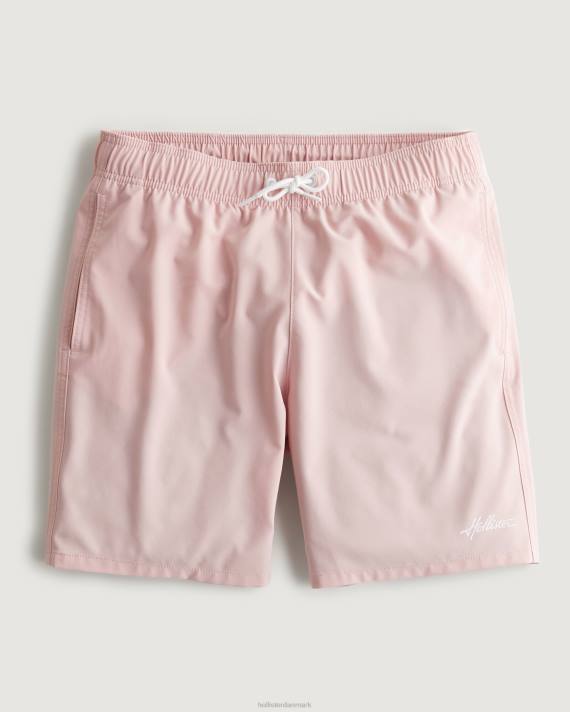 Hollister Mænd guard badebukser 7\'\' 2H8Z1309 bunde lyserød