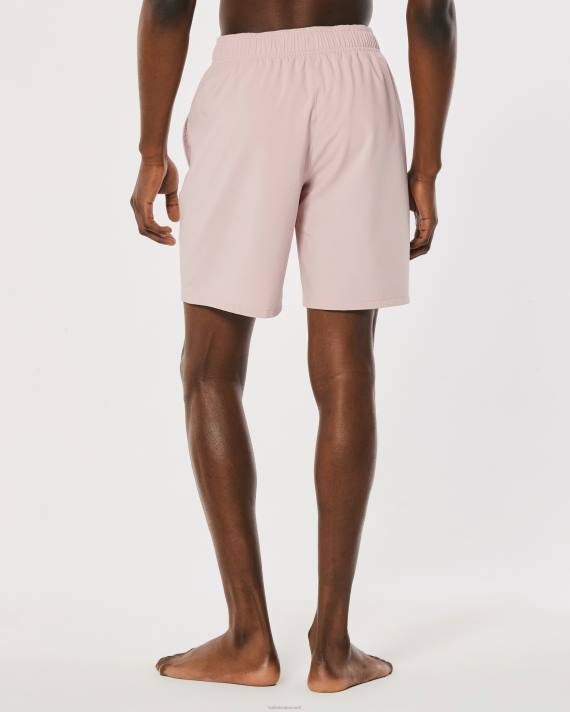 Hollister Mænd guard badebukser 7\'\' 2H8Z1309 bunde lyserød