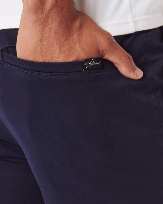 Hollister Mænd tynde chinobukser 2H8Z1157 bunde flåde