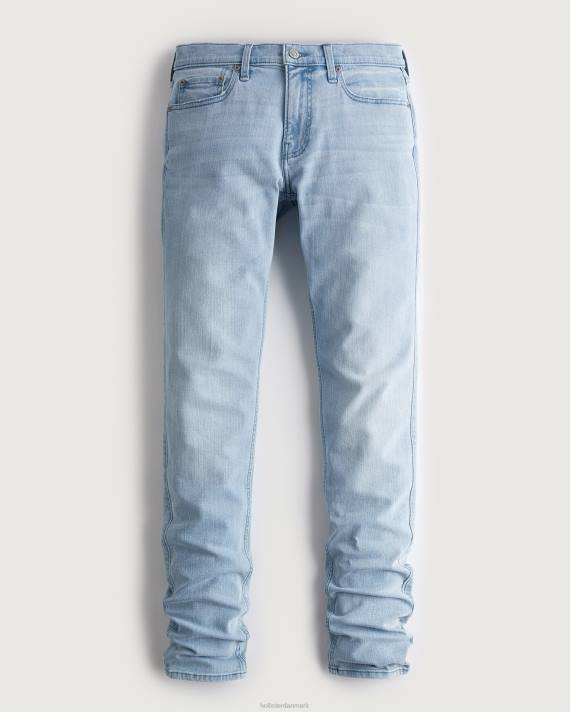 Hollister Mænd let vask stablede skinny jeans 2H8Z1252 bunde let vask