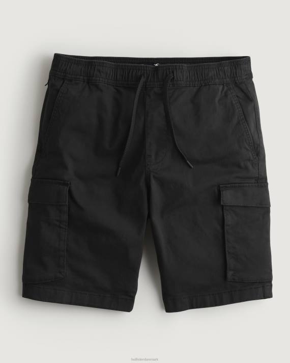 Hollister Mænd cargo joggershorts 9'' 2H8Z1103 bunde sort