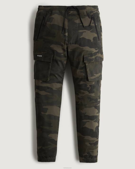 Hollister Mænd skinny twill cargo joggere 2H8Z1393 bunde camo