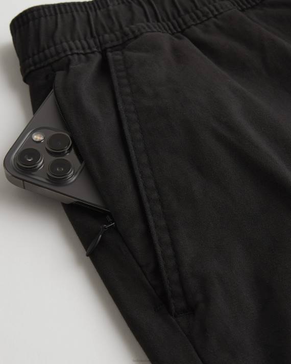 Hollister Mænd twill cargo joggershorts 9\'\' 2H8Z1387 bunde lys kaki