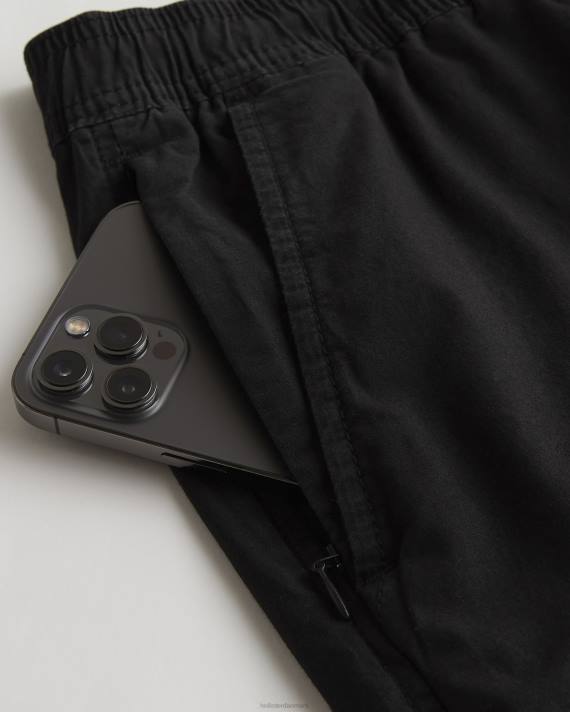 Hollister Mænd twill joggershorts 5\'\' 2H8Z1225 bunde sort