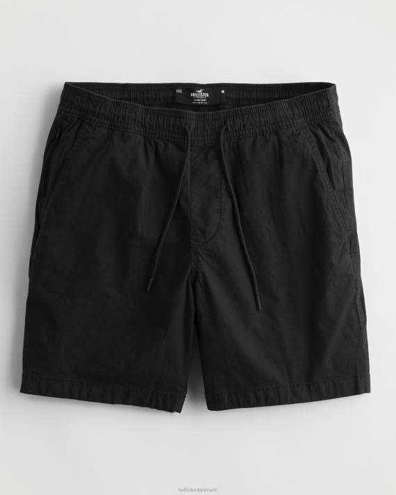 Hollister Mænd twill joggershorts 7\'\' 2H8Z1134 bunde sort
