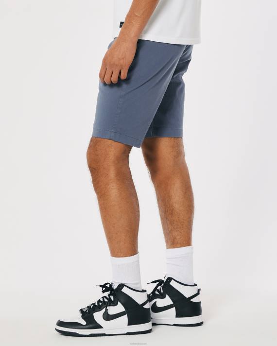 Hollister Mænd twill joggershorts 9\'\' 2H8Z1146 bunde blå