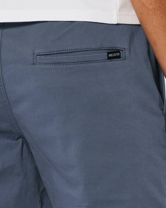 Hollister Mænd twill joggershorts 9\'\' 2H8Z1146 bunde blå