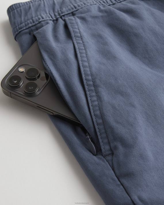 Hollister Mænd twill joggershorts 9\'\' 2H8Z1146 bunde blå