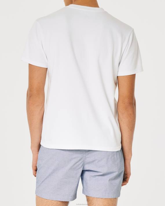 Hollister Mænd twill mikro-stribe joggershorts 5\'\' 2H8Z1178 bunde blå mikrostribe