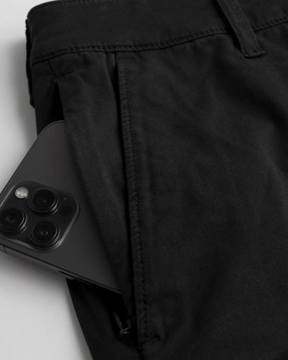 Hollister Mænd flad front twill shorts 9\'\' 2H8Z1172 bunde sort