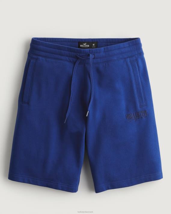 Hollister Mænd fleece logo shorts 9'' 2H8Z1279 bunde blå