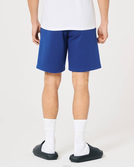 Hollister Mænd fleece logo shorts 9\'\' 2H8Z1279 bunde blå