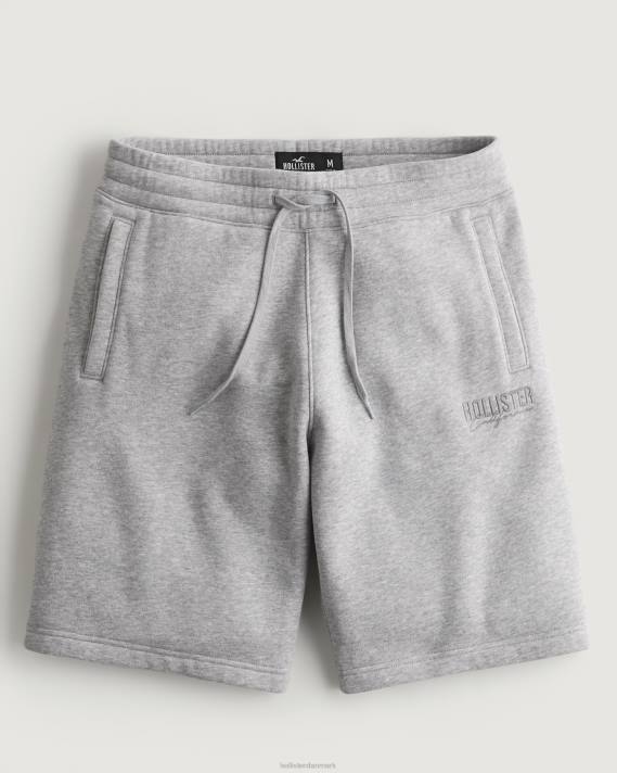 Hollister Mænd fleece logo shorts 9'' 2H8Z1287 bunde gråmeleret