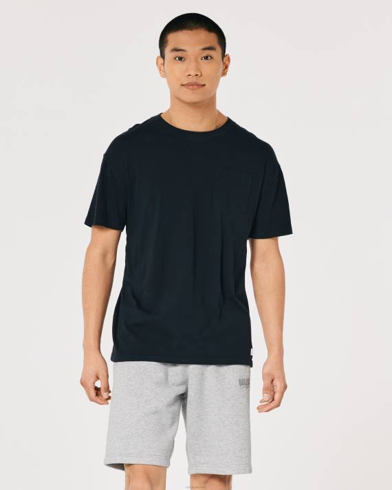 Hollister Mænd fleece logo shorts 9\'\' 2H8Z1287 bunde gråmeleret