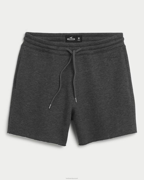 Hollister Mænd fleece shorts 5'' 2H8Z1161 bunde mørk gråmeleret