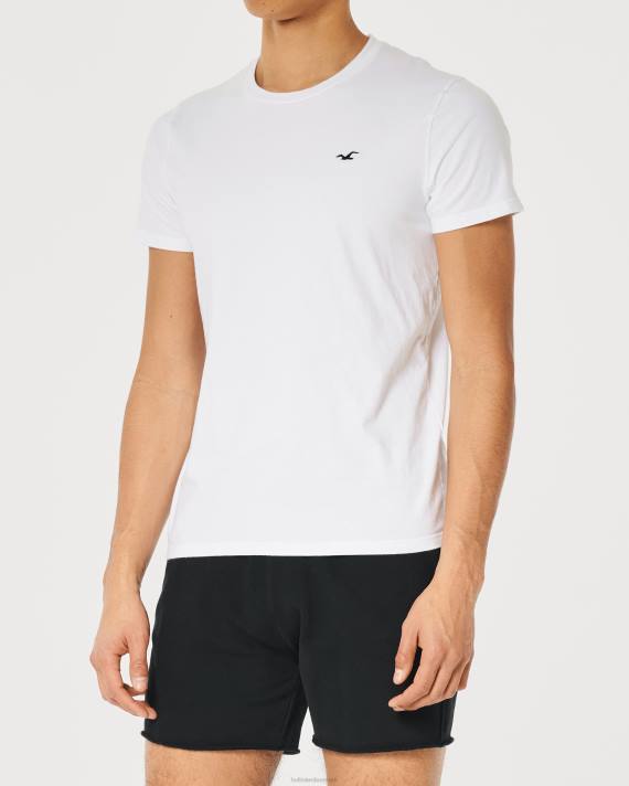 Hollister Mænd frotté fleece logo shorts 5\'\' 2H8Z1135 bunde sort