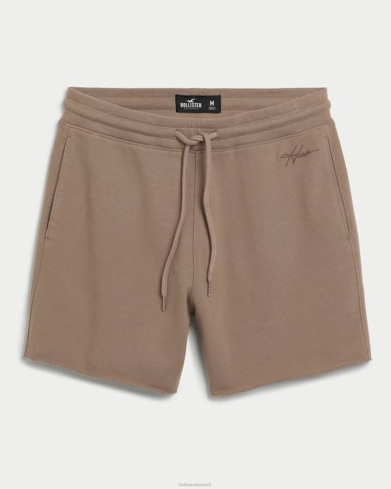 Hollister Mænd frotté fleece shorts 5'' 2H8Z1143 bunde lysebrun