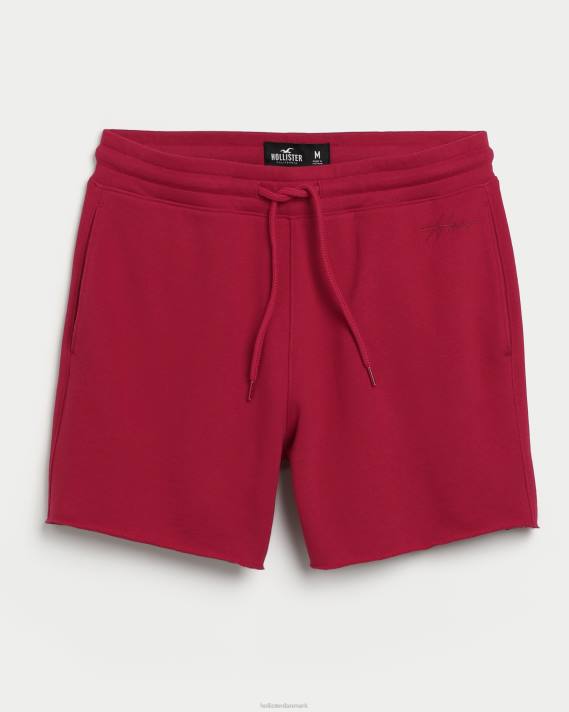 Hollister Mænd frotté fleece shorts 5'' 2H8Z1212 bunde rød