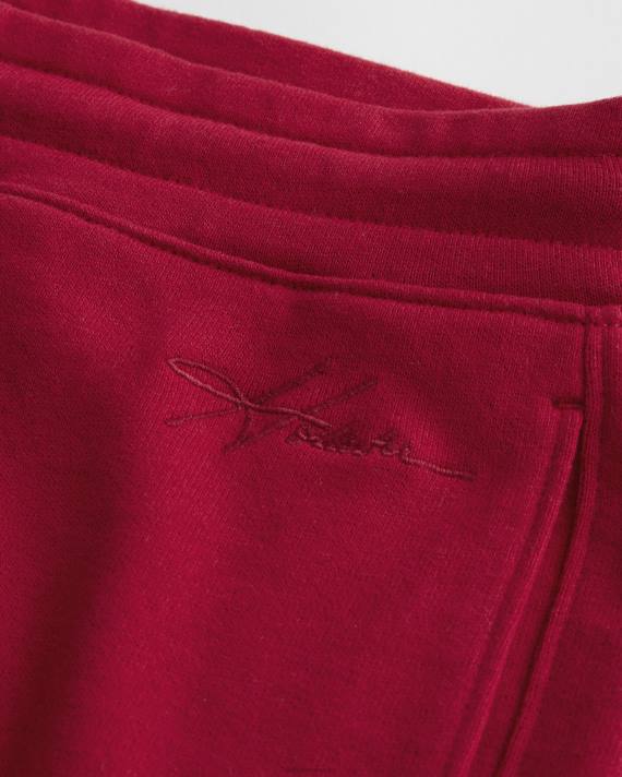 Hollister Mænd frotté fleece shorts 5\'\' 2H8Z1212 bunde rød