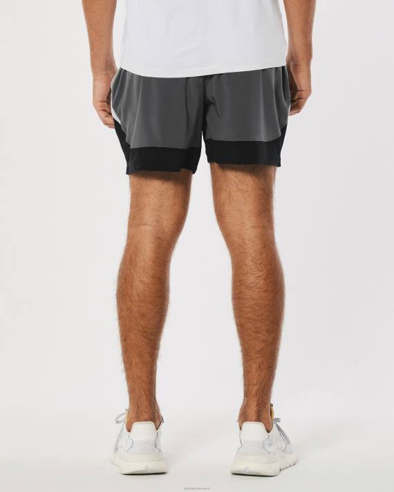 Hollister Mænd gilly hicks aktive forede shorts 5\'\' 2H8Z1237 bunde grå