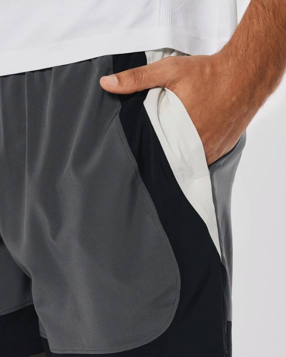 Hollister Mænd gilly hicks aktive forede shorts 5\'\' 2H8Z1237 bunde grå