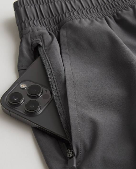 Hollister Mænd gilly hicks aktive shorts 7\'\' 2H8Z1236 bunde mørkegrå