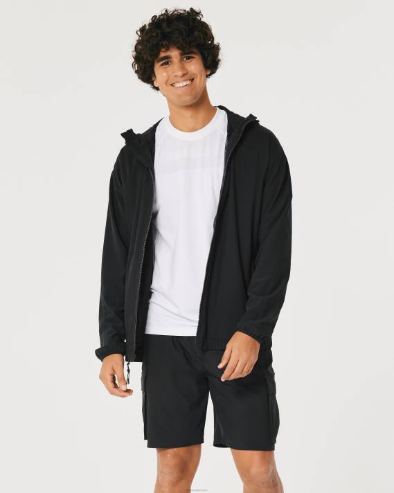 Hollister Mænd gilly hicks aktive uforet cargo shorts 7\'\' 2H8Z1349 bunde sort