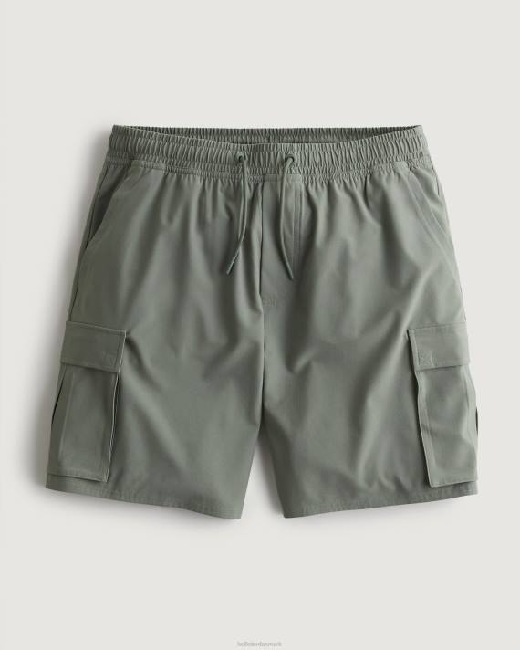 Hollister Mænd gilly hicks aktive uforet cargo shorts 7'' 2H8Z1352 bunde salvie