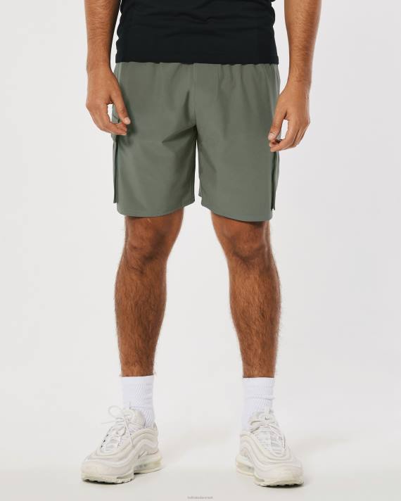 Hollister Mænd gilly hicks aktive uforet cargo shorts 7\'\' 2H8Z1352 bunde salvie