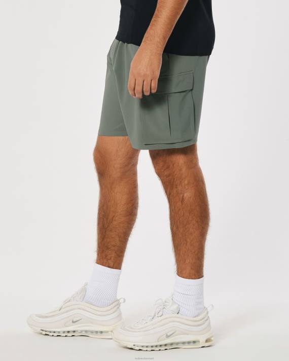 Hollister Mænd gilly hicks aktive uforet cargo shorts 7\'\' 2H8Z1352 bunde salvie